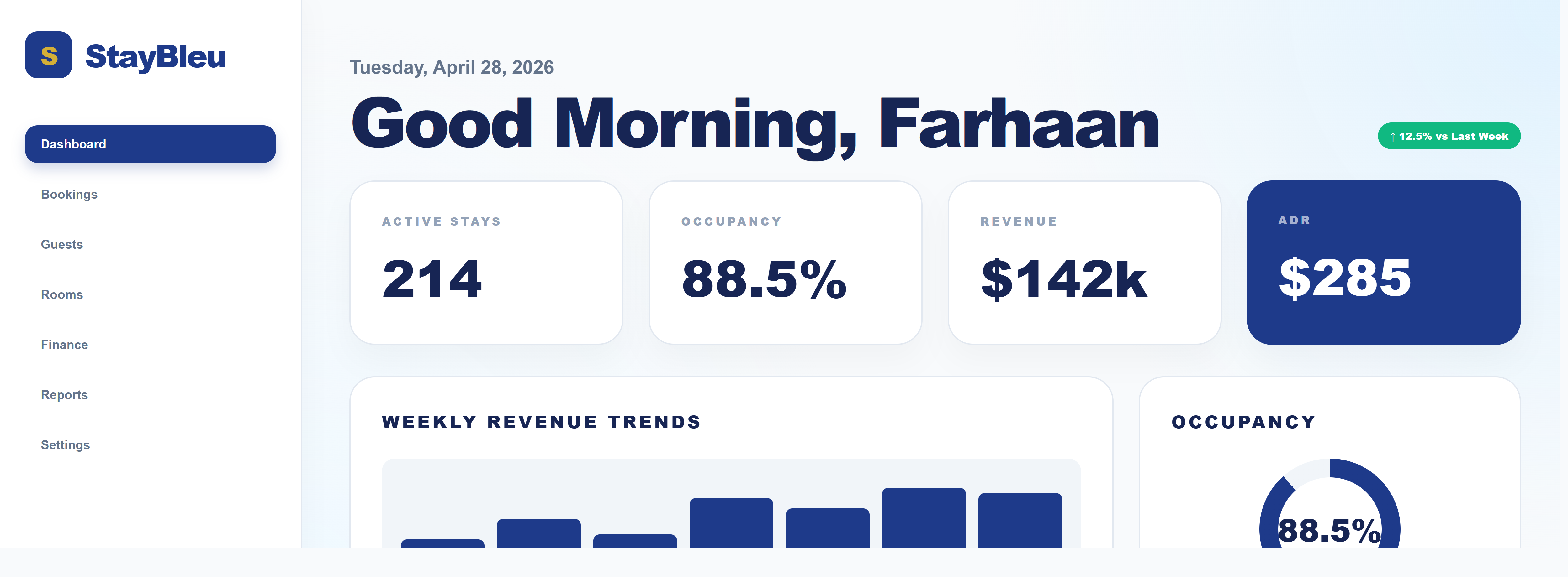 StayBleu Project Cover